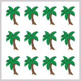 1 Sheet of Palm Tree Golfdotz 