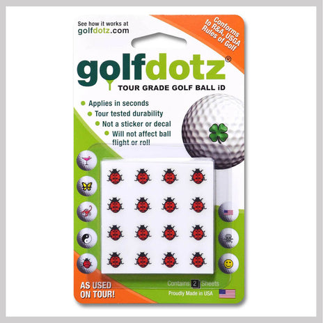 Ladybug Golfdotz Packaging 