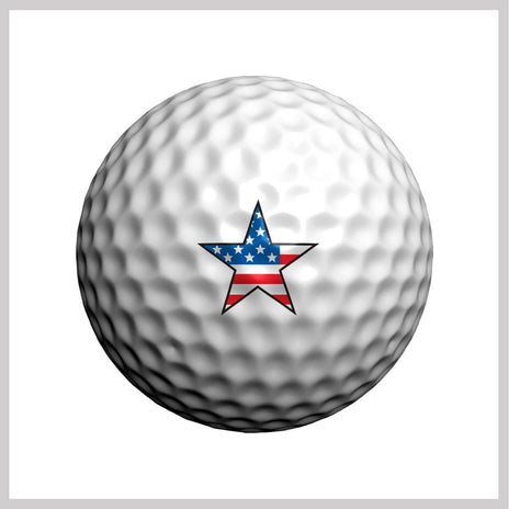 American Star Golfdotz Design on Golf Ball