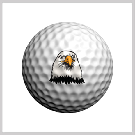 Eagle Golfdotz Design on Golf Ball 