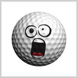 Golfmoji Golfdotz Design on Golf Ball 